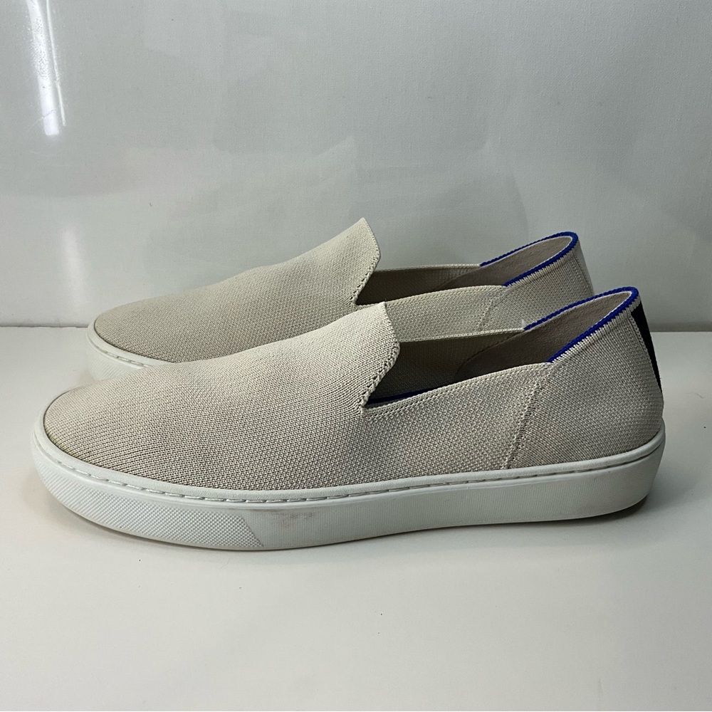 Rothys Casual Cream Slip-On Sneakers 8.5 - Picture 5 of 11